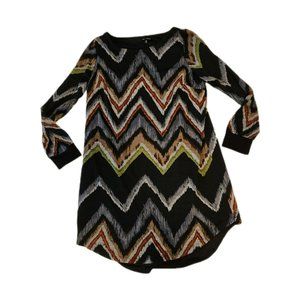 Chevron Dress Blu Sage Size 12